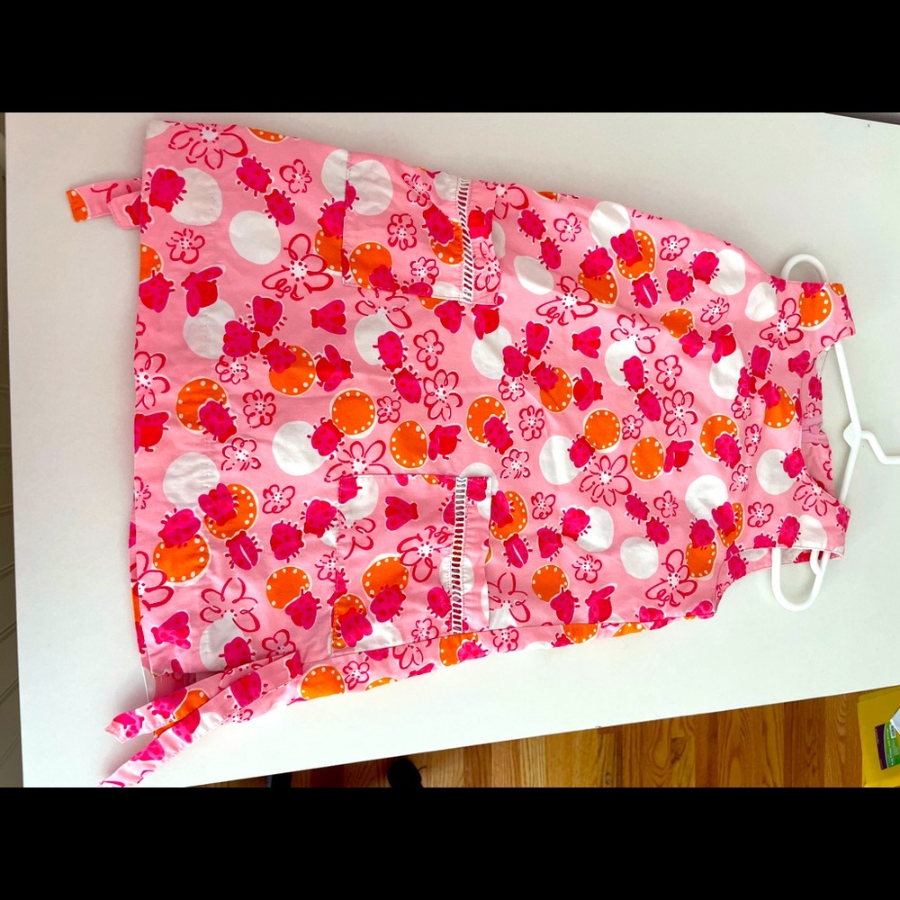 Lilly Pulitzer white label ladybug shift EUC size 5